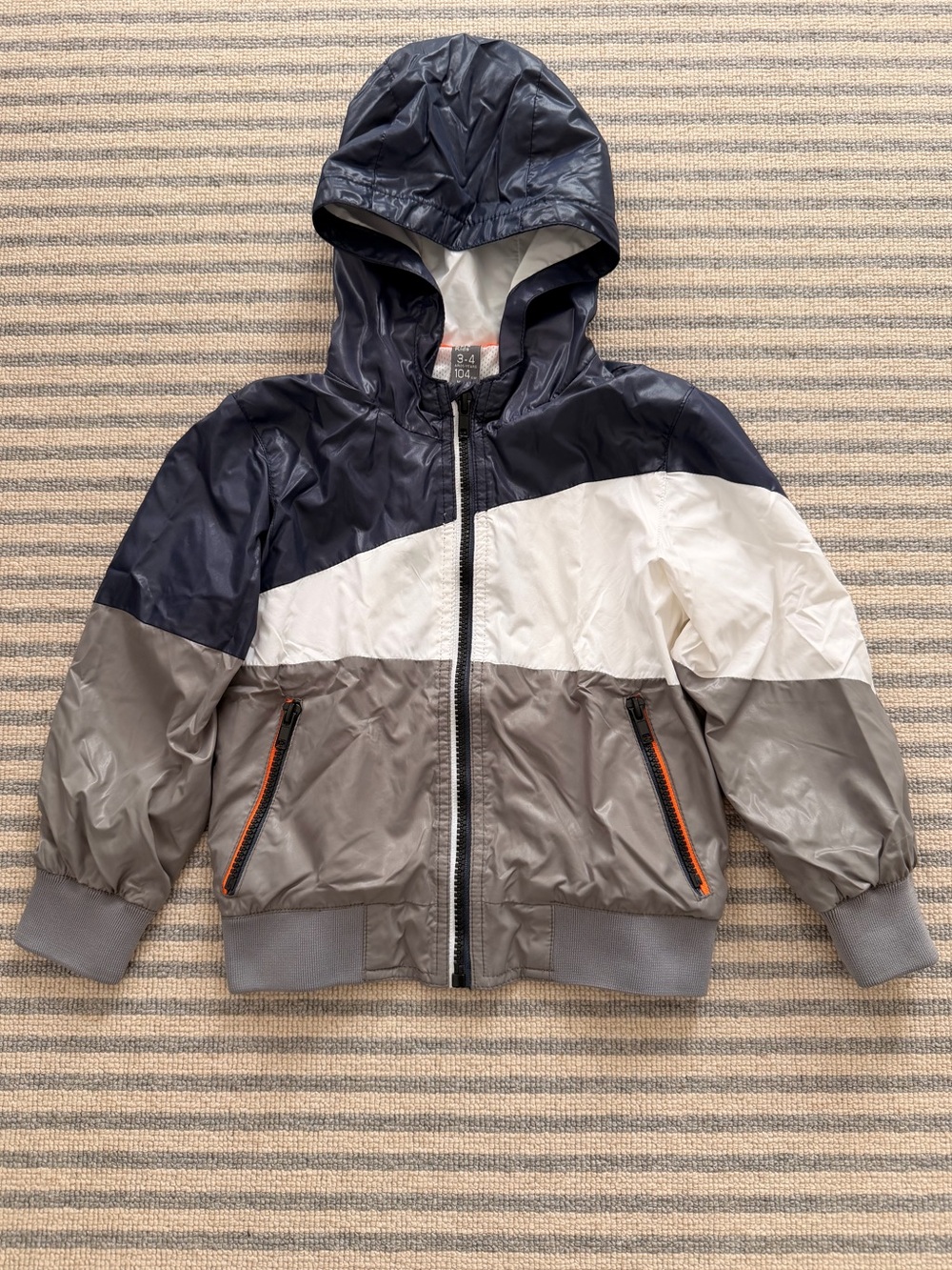 Zara Boys’ Lightweight Raincoat — size 3-4 years
